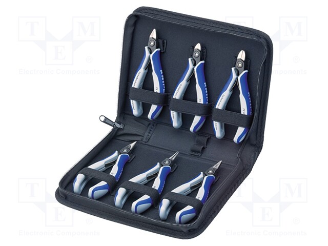 Kit: pliers; Pcs: 6; bag