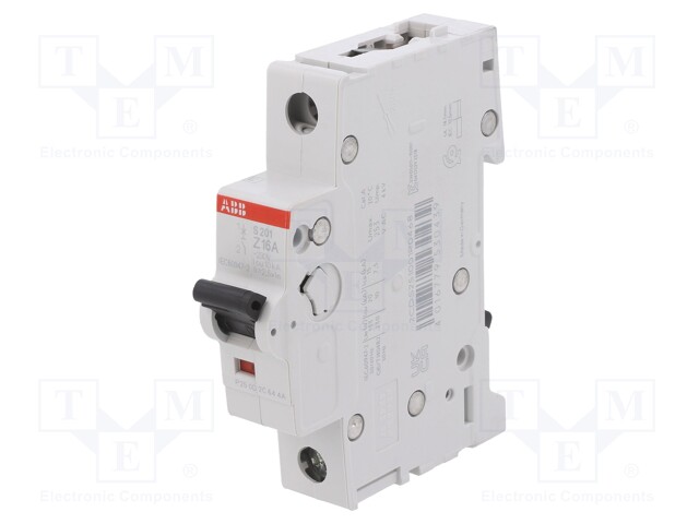 Circuit breaker; DIN; Charact: Z; 6kA; IP20; 0.75÷25mm2