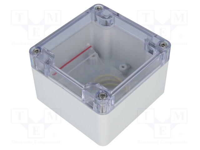 Enclosure: multipurpose; X: 80mm; Y: 82mm; Z: 55mm; polycarbonate