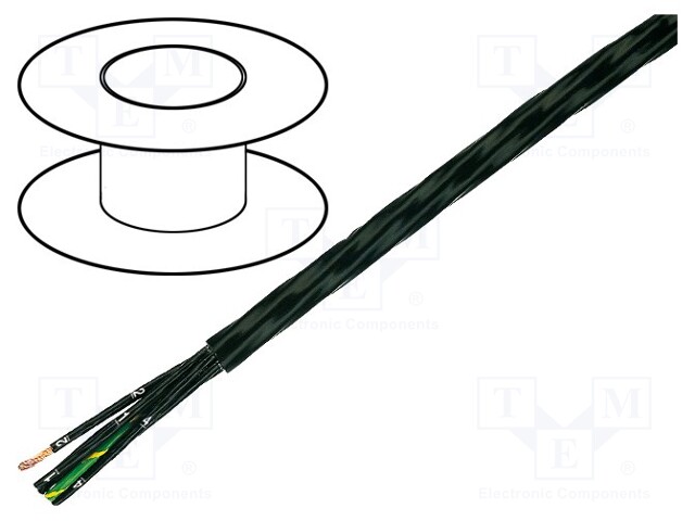 Wire; HELUFLON®-FEP-6Y; stranded; Cu; 3G1mm2; FEP; -100÷205°C; 600V