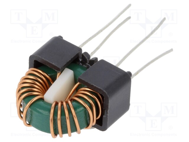 Inductor: wire; THT; 470uH; 3.3A; 9mΩ; 230VAC; 5.8x10.7mm; -20÷+50%