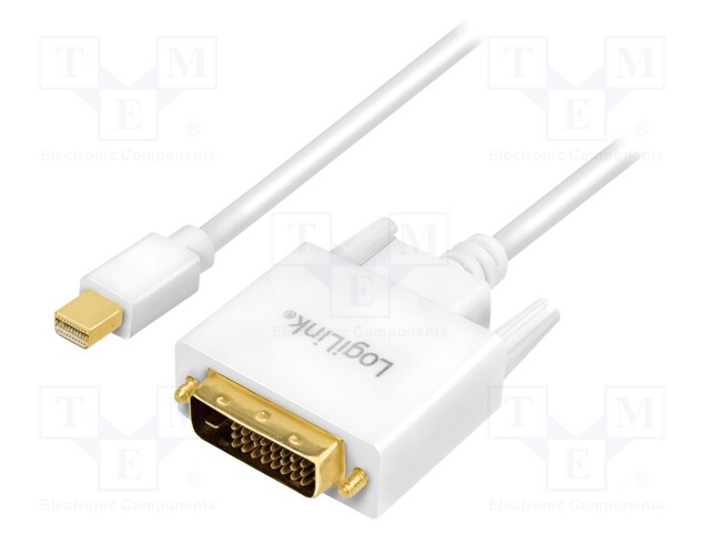 Cable; DisplayPort 1.2; 3m; white