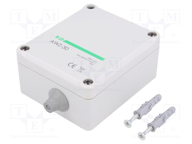 Twilight switch; IP65; 230VAC; relay; 60x85x35mm; 30A; -25÷50°C