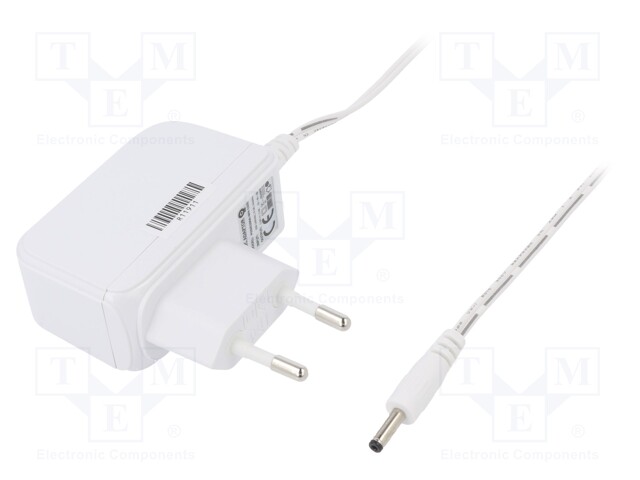 Power supply: switched-mode; 5VDC; 2A; Out: 3,5/1,3; 10W; Plug: EU
