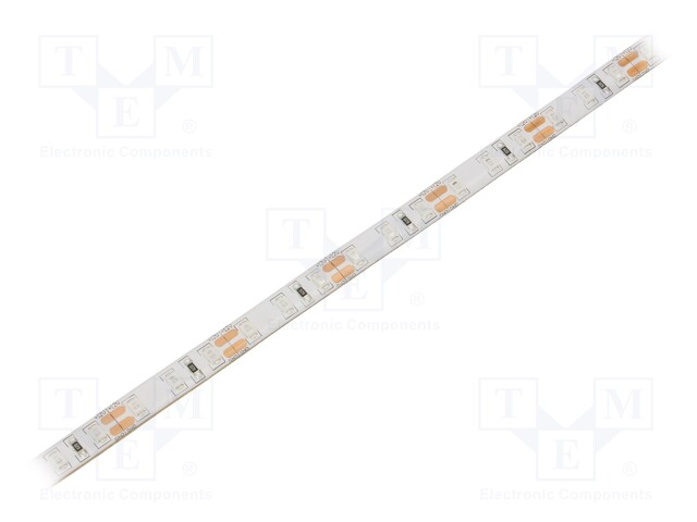 LED tape; blue; LED/m: 96; SMD; 2835; 12V; 8mm; in gel; white PCB