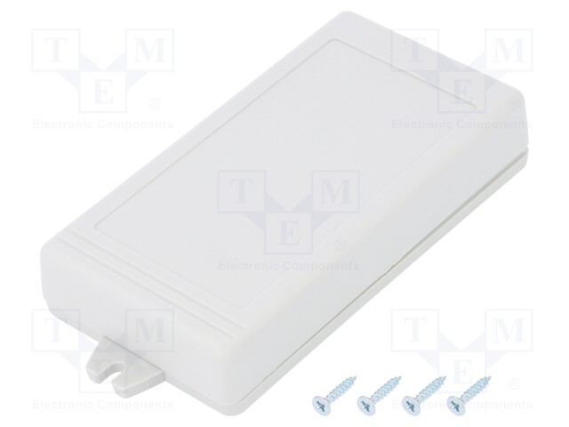 Enclosure: multipurpose; X: 67mm; Y: 129mm; Z: 23mm; polystyrene