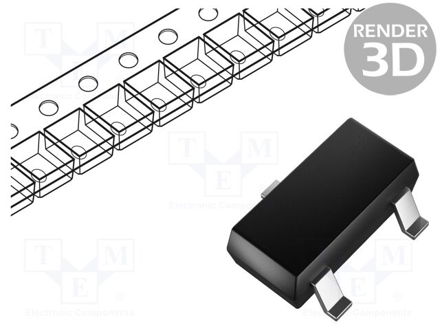 Transistor: N-MOSFET; unipolar; 20V; 0.2A; Idm: 0.4A; 150mW; SOT723