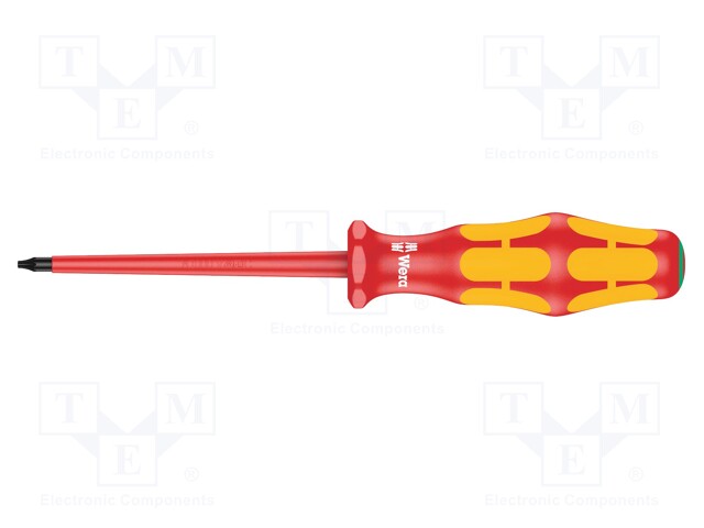 Screwdriver; insulated; Torx®; TX06; Blade length: 80mm; 1kVAC