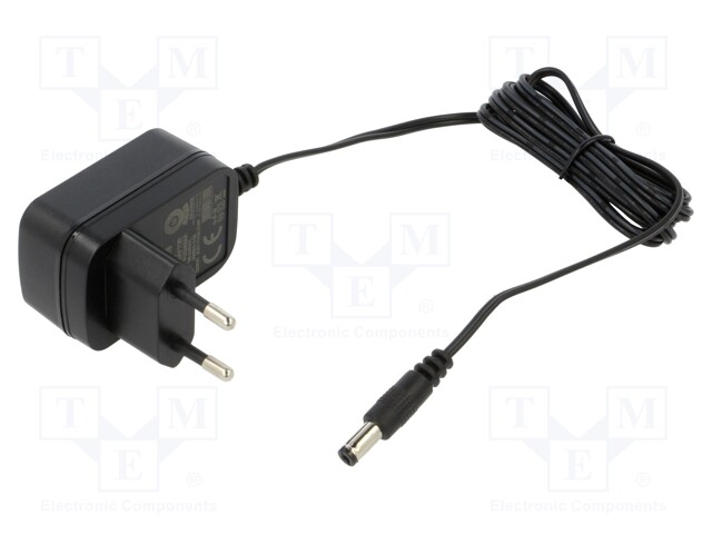 Power supply: switching; mains,plug; 24VDC; 0.5A; 12W; Plug: EU