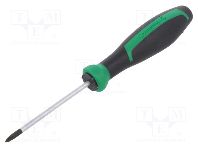 Screwdriver; Phillips; PH0; Series: DRALL+; Blade length: 60mm