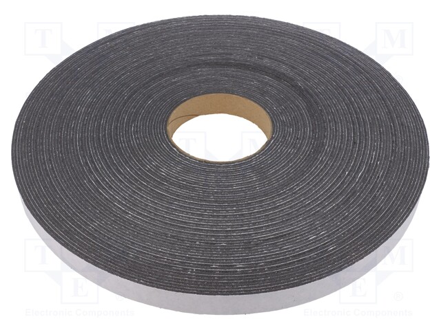 Tape: sealing; W: 20mm; L: 30m; Thk: 2mm; grey; rubber hot-melt; 130%