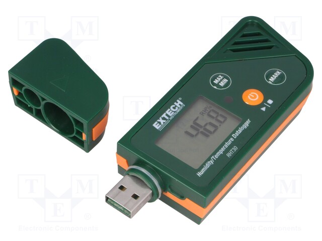 Logger: temperature and humidity; LCD 5 digits; -30÷70°C