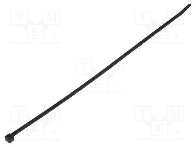 Cable tie; L: 300mm; W: 4.7mm; polyamide; 355N; black; Ømax: 85mm