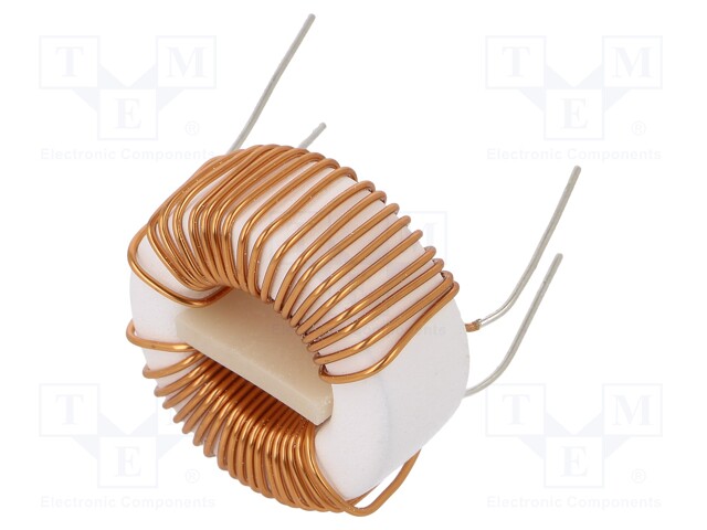 Inductor: wire; THT; 2.2mH; 3A; 40mΩ; 230VAC; 26x8mm; -20÷+50%; 10kHz