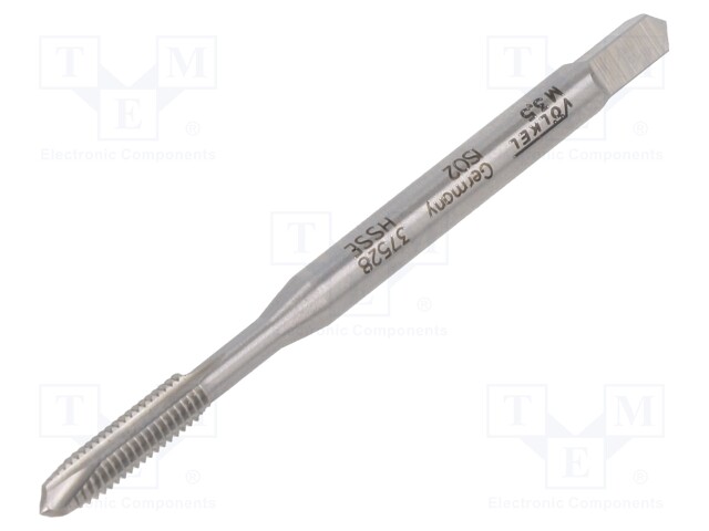 Tap; HSS-E; M3,5; 0.6; 56mm; to the through holes; 3mm; ISO2/6H