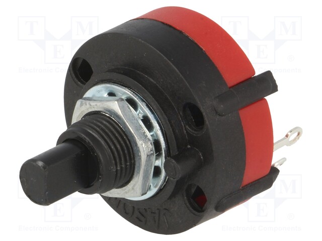 Switch: rotary; Pos: 6; 0.3A/125VAC; Poles number: 1; 30°; -20÷70°C