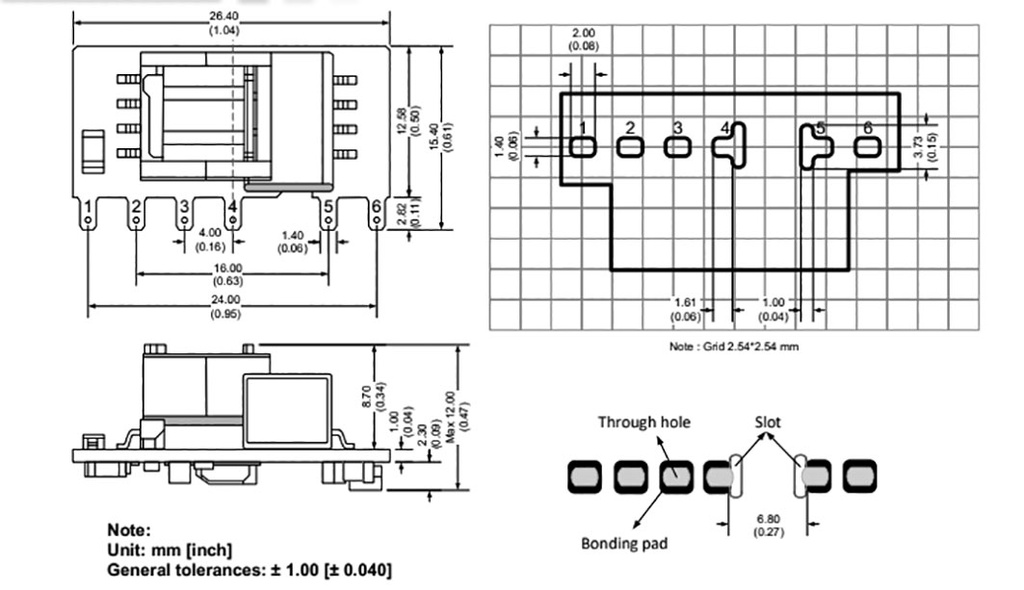 Converter: AC/DC; 3W; 85÷305VAC; Usup: 70÷430VDC; Uout: 5VDC; 72%