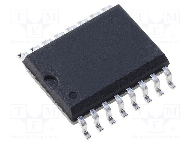 PMIC; PWM controller; 0.5A; 1MHz; Channels: 2; SO16-W; Usup: 8.4÷30V
