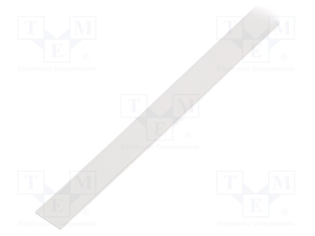 Cover for LED profiles; transparent; 1m; Kind of shutter: A