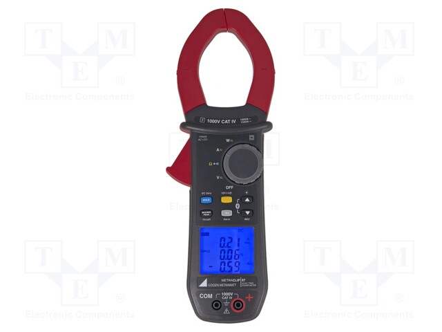 AC/DC digital clamp meter; Øcable: 48mm; LCD 4 digits (60000)