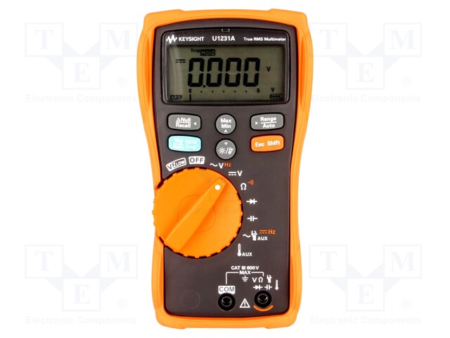 Digital multimeter; LCD (6600),bargraph; VDC: 600m/6/60/600V