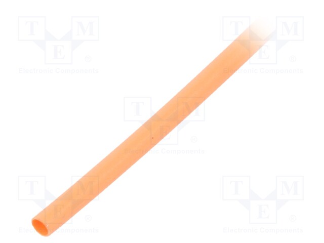 Heat shrink sleeve; glueless; 2: 1; 1.6mm; L: 1m; orange