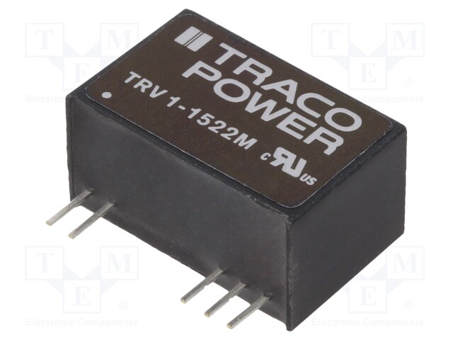 Converter: DC/DC; 1W; Uin: 12÷18V; Uout: 12VDC; Uout2: -12VDC; SIP9