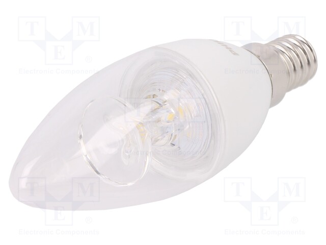 LED lamp; neutral white; E14; 230VAC; 520lm; 5.5W; 4000K; CRImin: 80