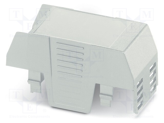 Cover; for enclosures; UL94HB; Series: EH 35 FLAT; Mat: ABS; grey