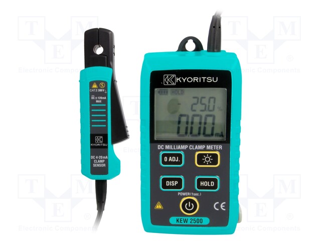 Current loop clamp meter; double LCD,with a backlit