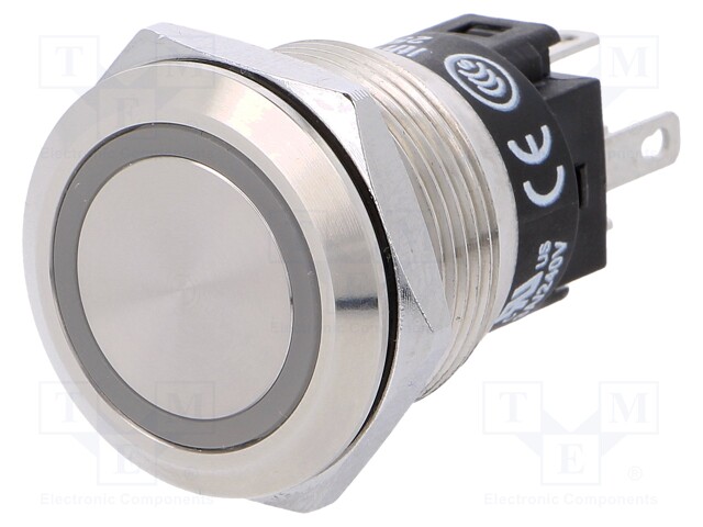 Switch: vandal resistant; Pos: 2; SPDT; 3A/240VAC; 3A/240VDC; white