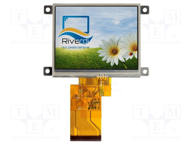 Display: TFT; 3.5"; 320x240; Illumin: LED; Dim: 77.7x64.7x4.75mm