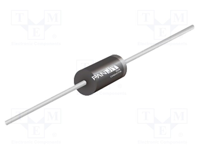 Diode: rectifying; THT; 1kV; 3A; DO201AD