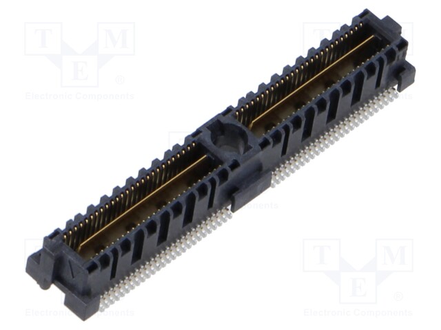 Connector: PCB to PCB; male; PIN: 104; 0.635mm; QMS; gold-plated