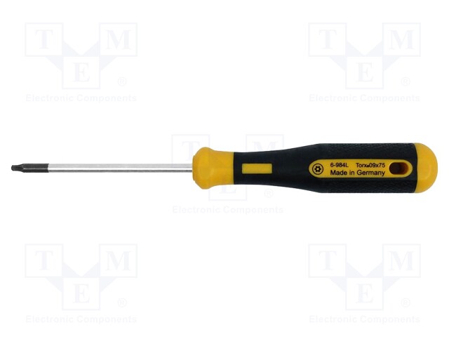 Screwdriver; Torx® with protection; T9H; POWERline