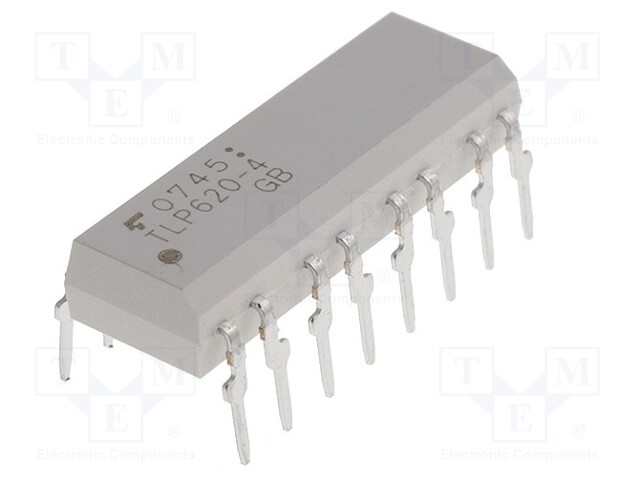 Optocoupler; THT; Channels: 4; Out: transistor; Uinsul: 5kV; Uce: 55V