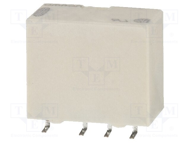 Relay: electromagnetic; DPDT; Ucoil: 5VDC; 0.3A/125VAC; 1A/30VDC