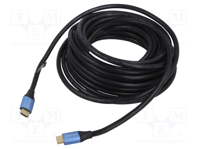 Cable; HDCP 2.2,HDMI 1.4; HDMI plug,both sides; PVC; Len: 15m