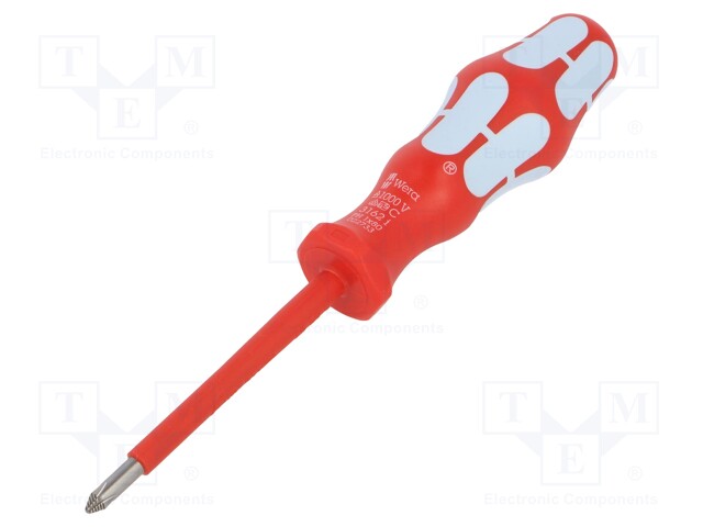 Screwdriver; insulated; Phillips; PH1; Blade length: 80mm