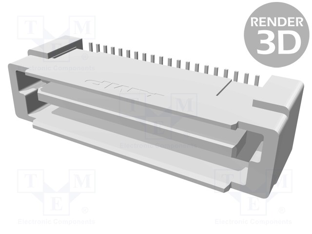 Connector: PCB to PCB; male; PIN: 40; 0.8mm; H: 8mm; Series: FH; 0.5A