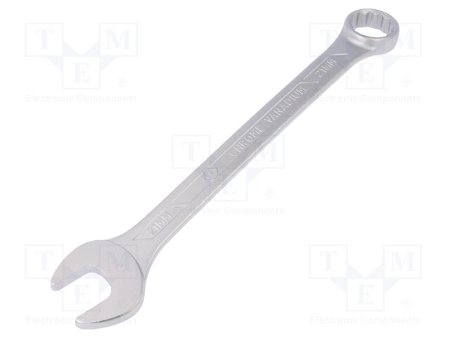 Key; combination spanner; 21mm; Overall len: 250mm; DIN 3113