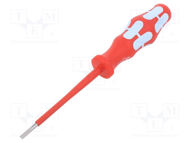 Screwdriver; insulated; slot; 3,0x0,5mm; Blade length: 80mm