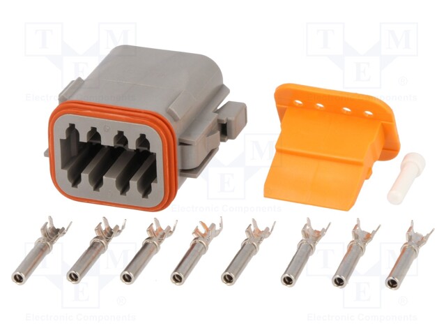 Connector: wire-wire; DT; plug; female; Size: 16; 0.75÷2mm2; PIN: 8