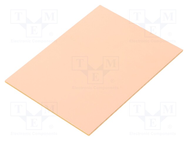 Laminate; hard paper; 1.6mm; L: 75mm; W: 100mm; Coating: copper