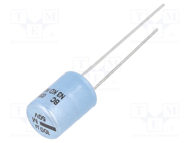 Electrolytic Capacitor, 100 µF, 50 V, 036 RSP Series, ± 20%, Radial Leaded, 3000 hours @ 85°C