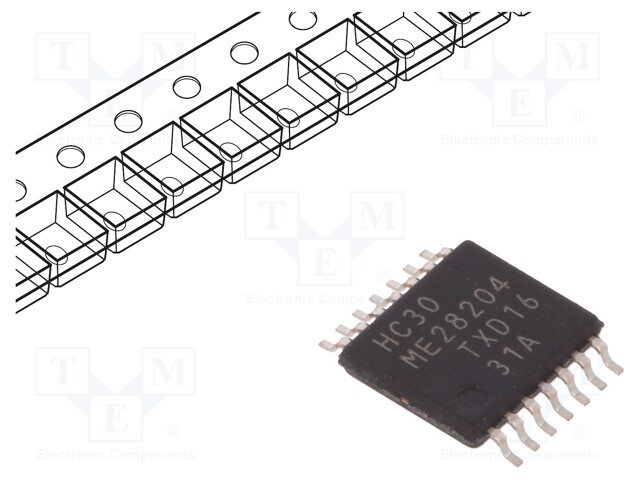 IC: digital; NAND; Channels: 1; IN: 8; SMD; TSSOP14; Series: HC; 2÷6VDC