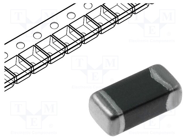 Ferrite: bead; Imp.@ 100MHz: 600Ω; Mounting: SMD; 1.8A; Case: 1206