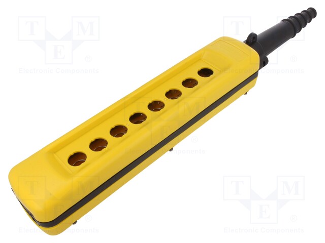 Enclosure: for remote controller; X: 80mm; Y: 370mm; Z: 70mm; yellow