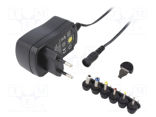 Power supply: switched-mode; 1A; 12W; Plug: EU; 90÷264VAC; 0÷40°C