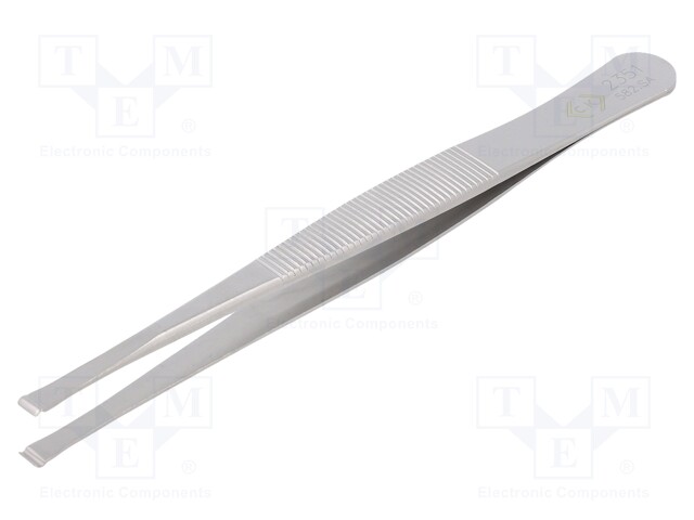 Tweezers; 115mm; positioning components